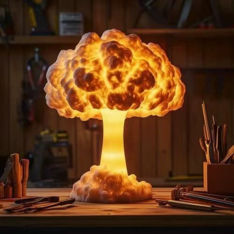 Desk Setup Retro - 1pc USB Plug Mushroom Cloud Shaped