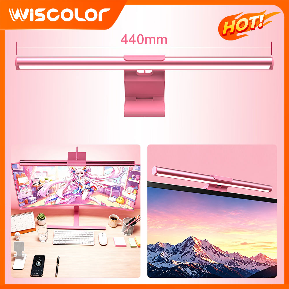 Desk Setup Cute - Monitor Light Bar Led Lights Smart