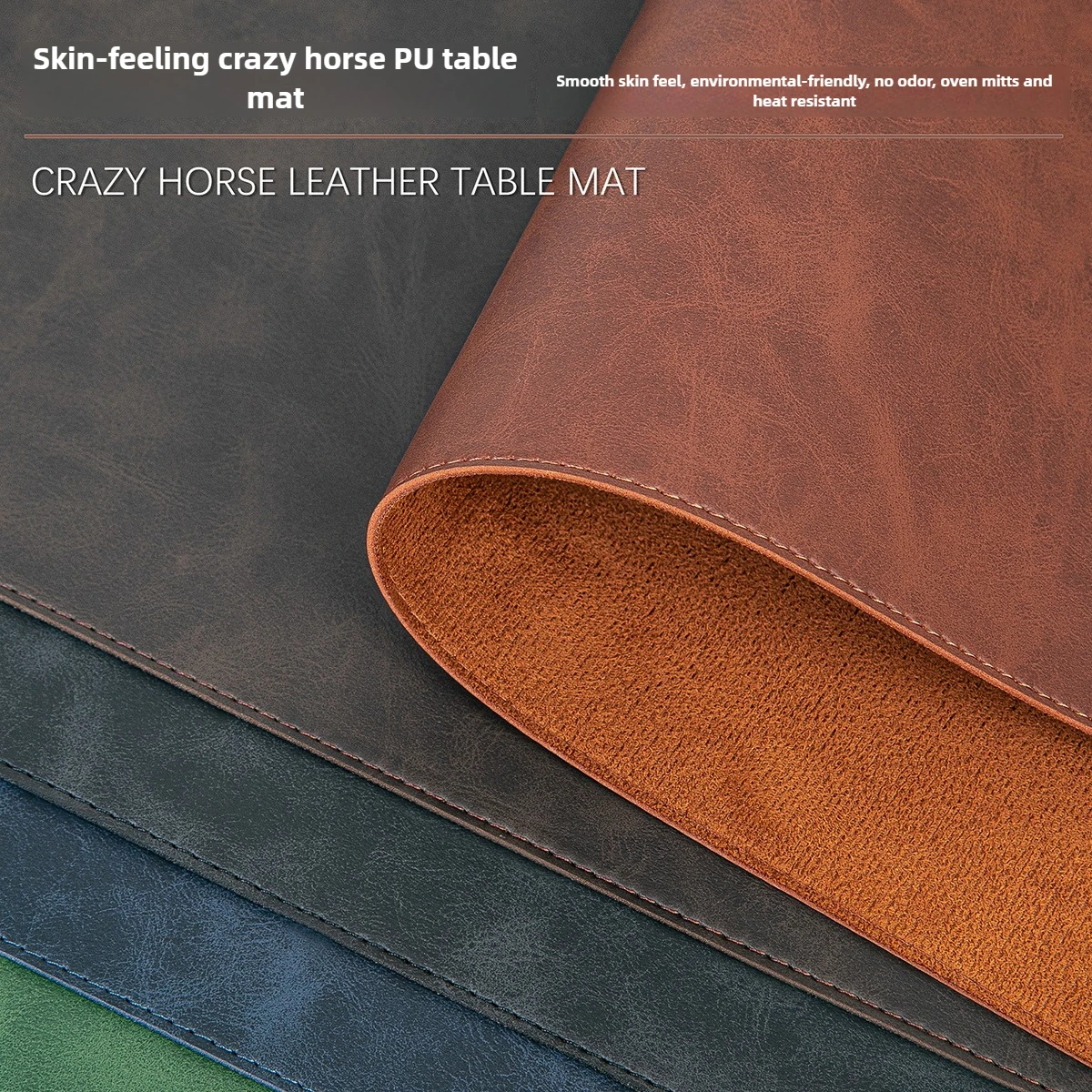 Desk Setup Gadgets - Desk Pad Waterproof PU Mouse Pads