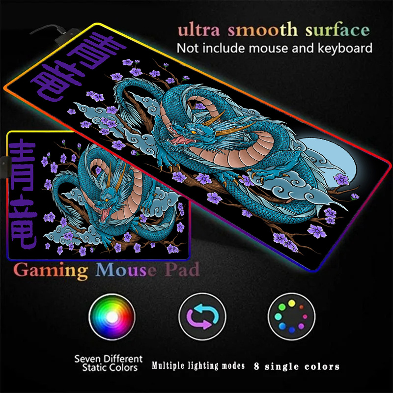 Black Dragon Mouse Pad 900x400 – обзор и цена Desk Setup Gadgets