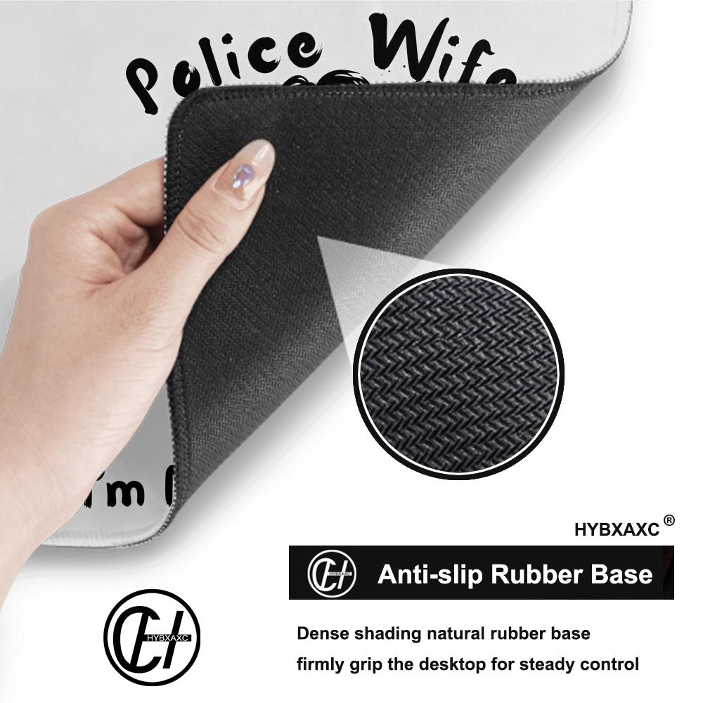 HYBXAXC Police Wife Mouse Pad  – обзор и цена Work Desk Home Setup