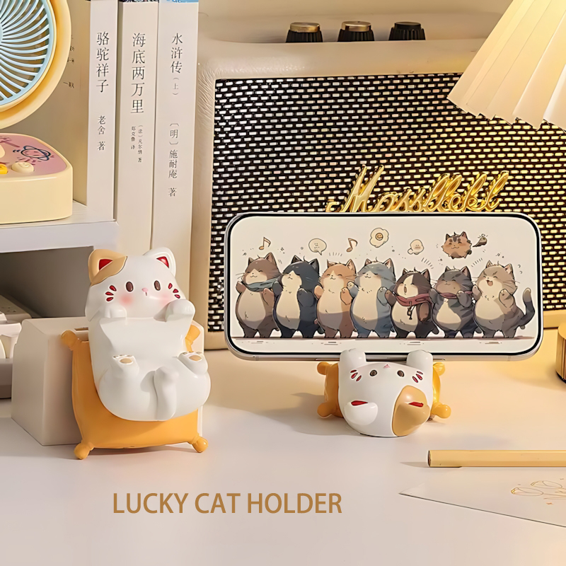 Cute Cartoon Cat Desktop Ornam – обзор и цена Desk Setup Cute