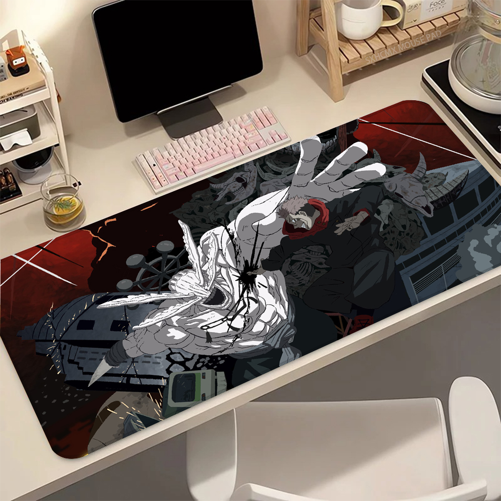 MahoRaga Mouse Pad Cartoon Ani – обзор и цена Desk Setup Ergonomic