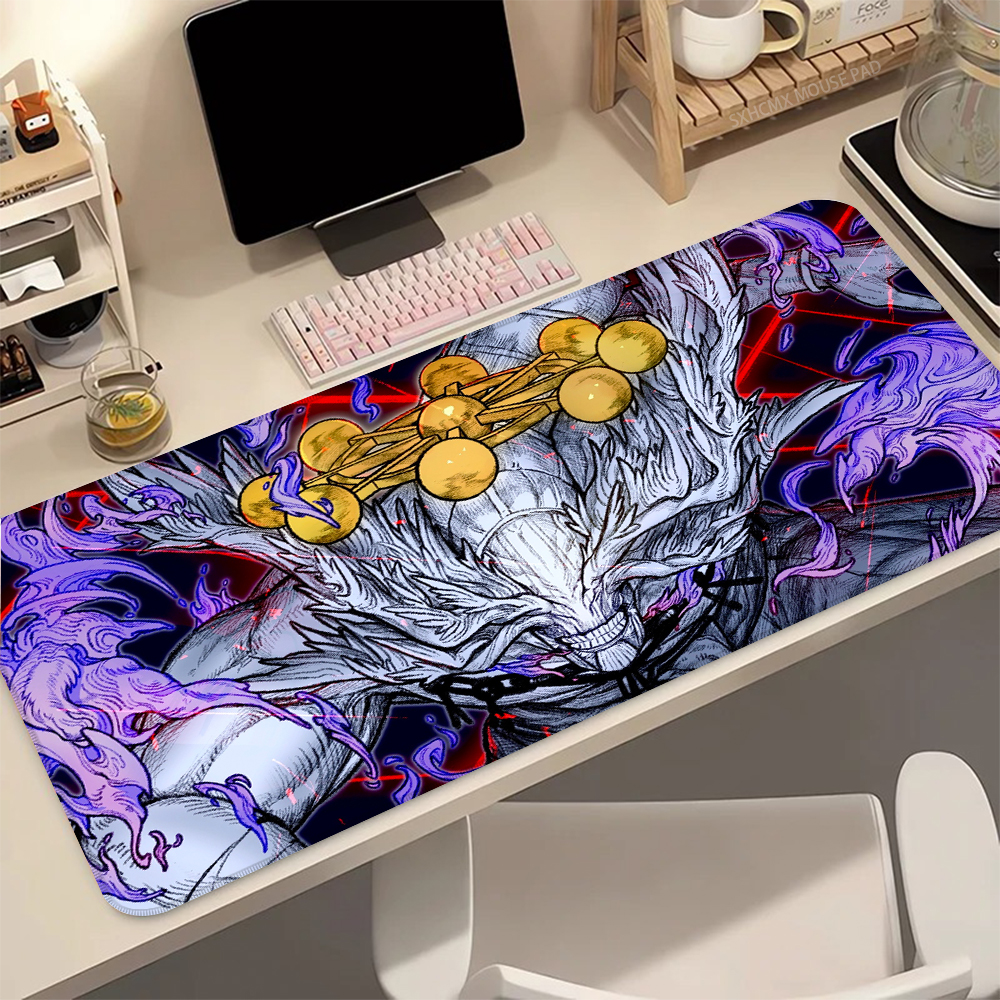 MahoRaga Mouse Pad Cartoon Ani – обзор и цена Desk Setup Ergonomic