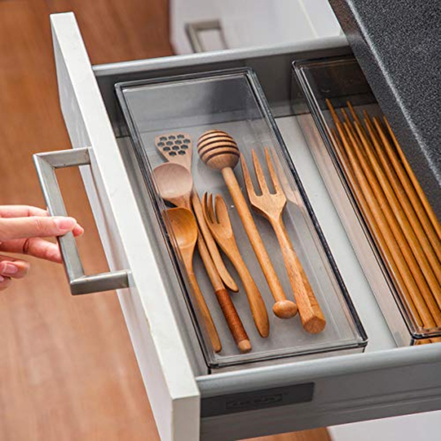 Flatware Tray Kitchen Drawer O – обзор и цена Drawer Organizer Bamboo