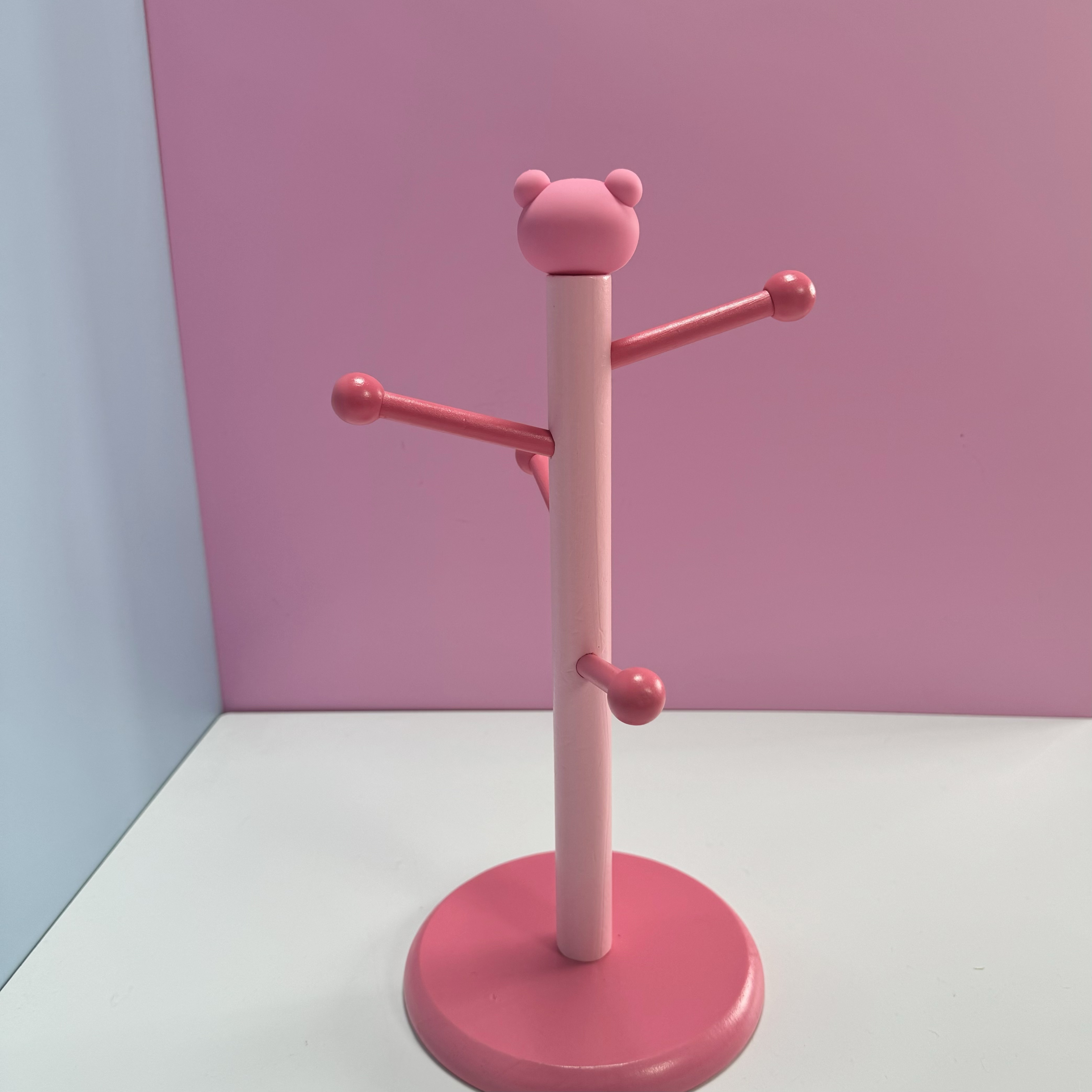 Cute Pink  Bear Wooden Jewelry – обзор и цена Desk Setup Cute
