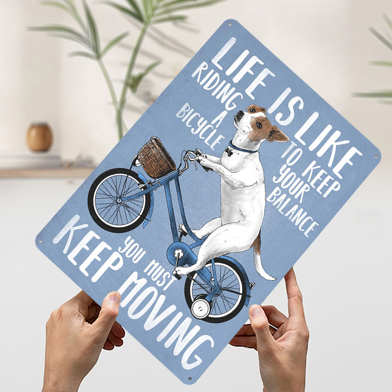 Life Is Like Riding a Bicy Met – обзор и цена Desk Setup Poster