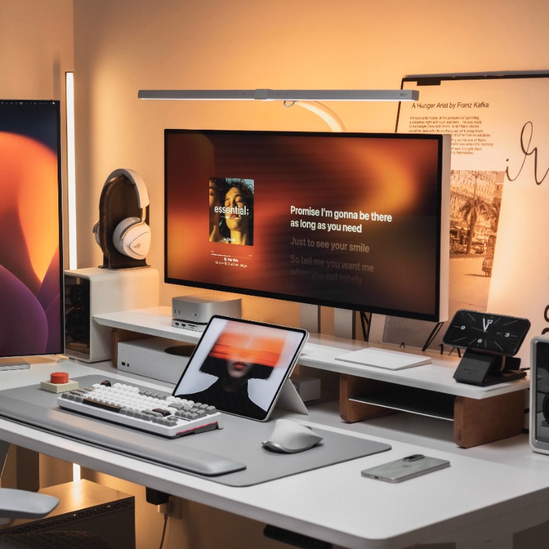 Modern Monitor Riser Stand Erg – обзор и цена Desk Setup Living Room