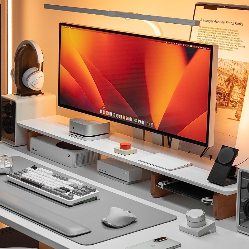 Modern Monitor Riser Stand Erg – обзор и цена Desk Setup Living Room