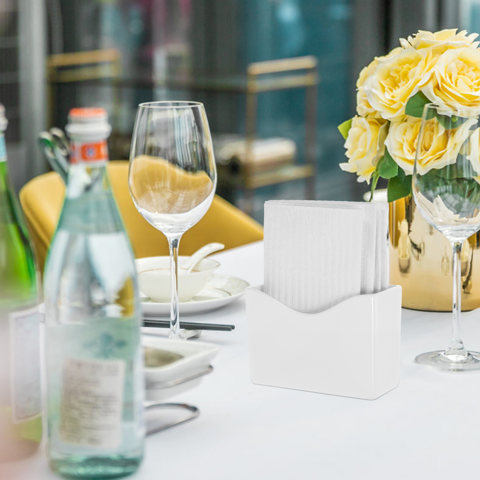 Ceramic Napkin Holder Modern S – обзор и цена Desk Setup Modern
