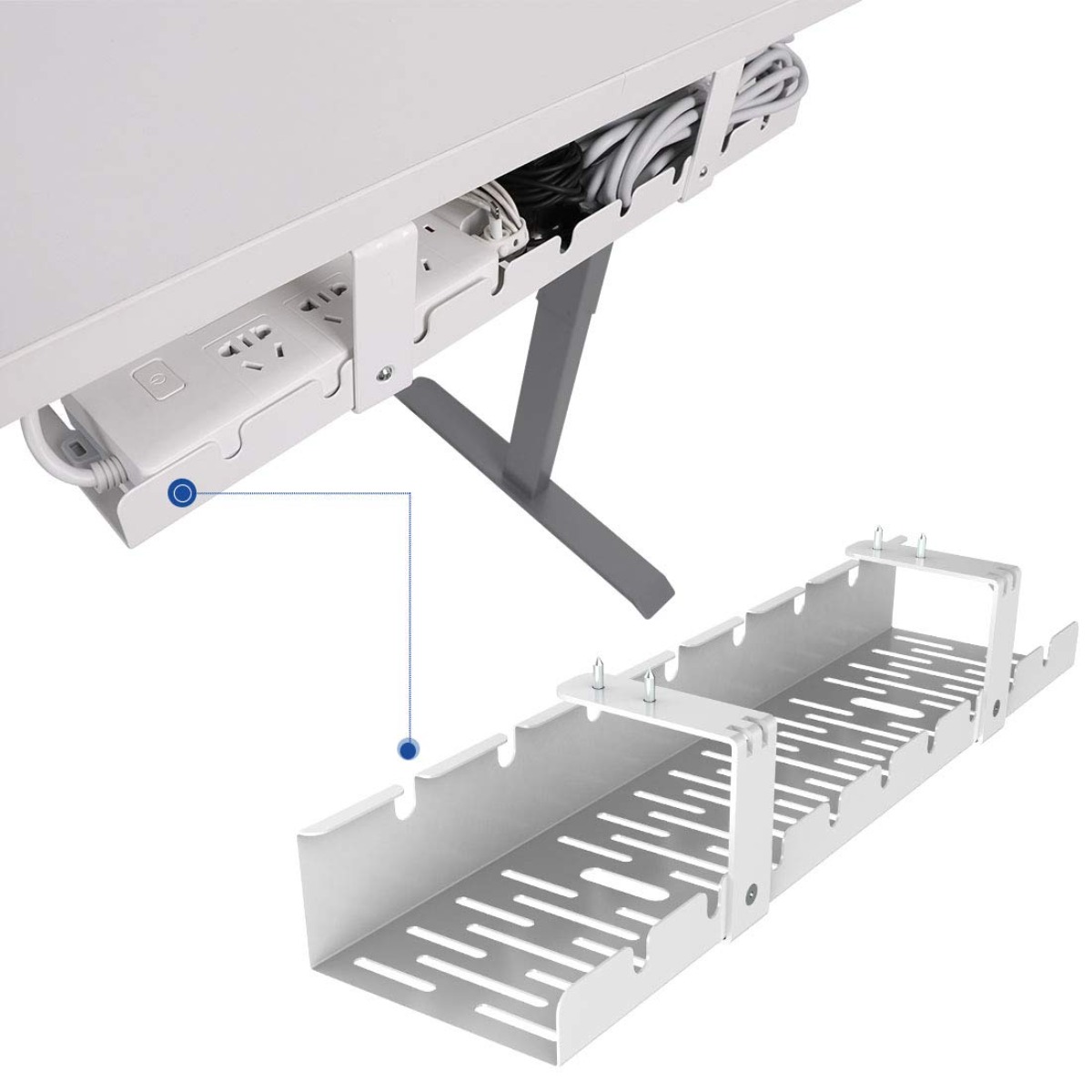 Cable Management Tray Desk Org – обзор и цена Desk Setup Living Room