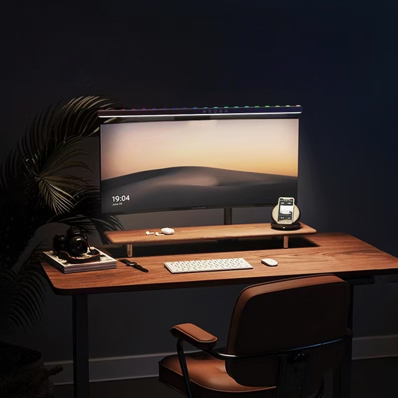 LED Monitor Light Hanging Desk – обзор и цена Desk Setup Modern