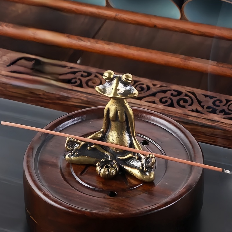 1PC Retro Brass Meditate Zen F – обзор и цена Desk Setup Retro