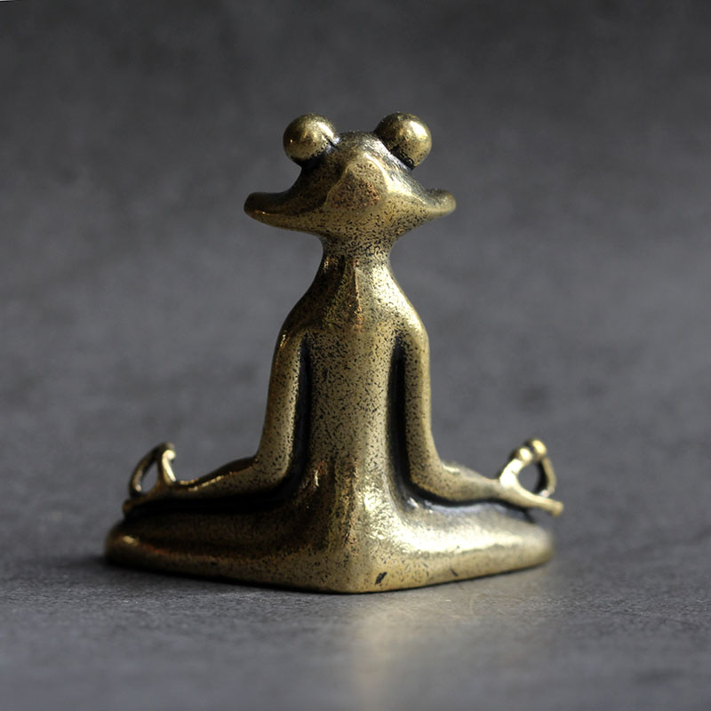1PC Retro Brass Meditate Zen F – обзор и цена Desk Setup Retro