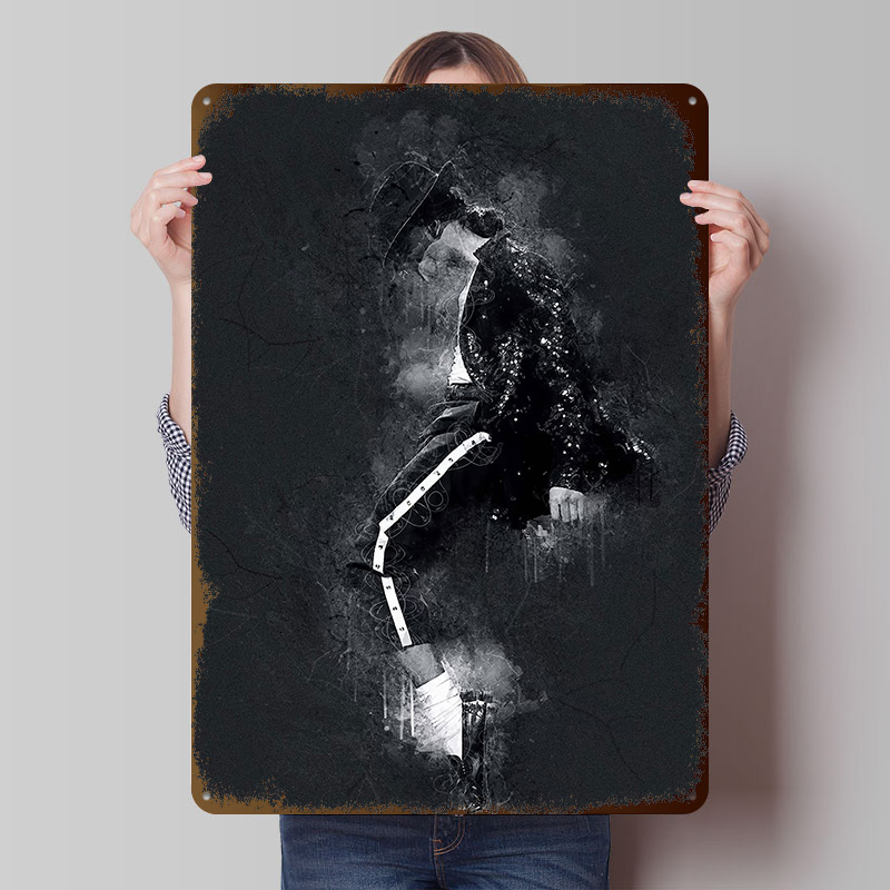 Michael Jackson Tinplate Poste – обзор и цена Desk Setup Poster