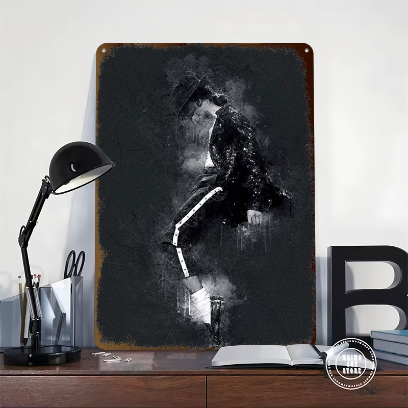 Michael Jackson Tinplate Poste – обзор и цена Desk Setup Poster