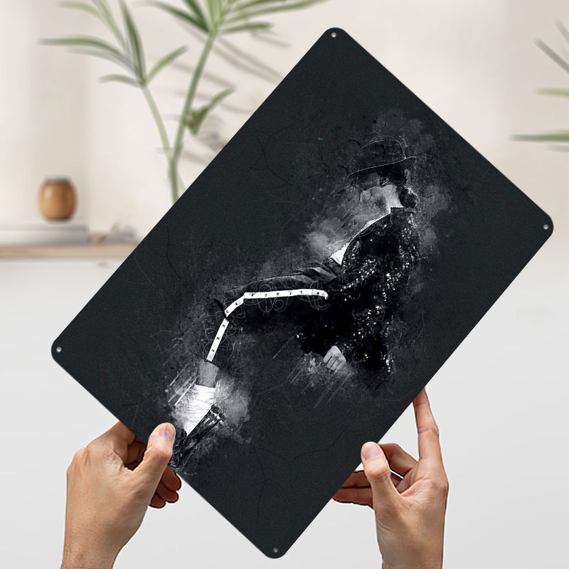 Michael Jackson Tinplate Poste – обзор и цена Desk Setup Poster