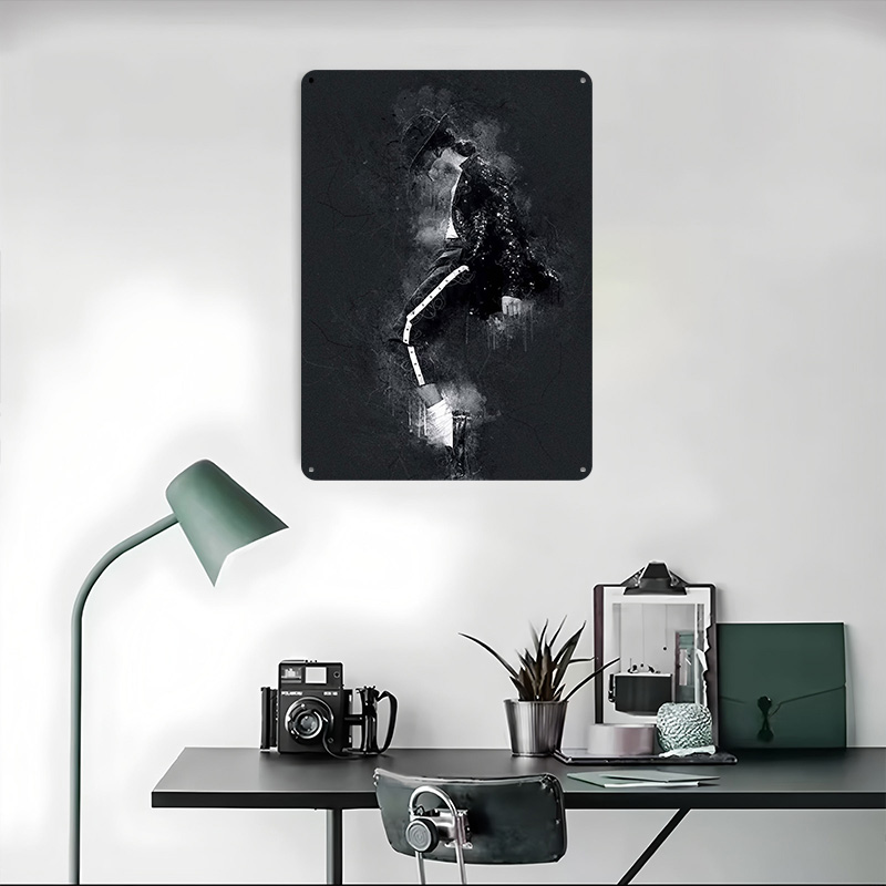 Michael Jackson Tinplate Poste – обзор и цена Desk Setup Poster