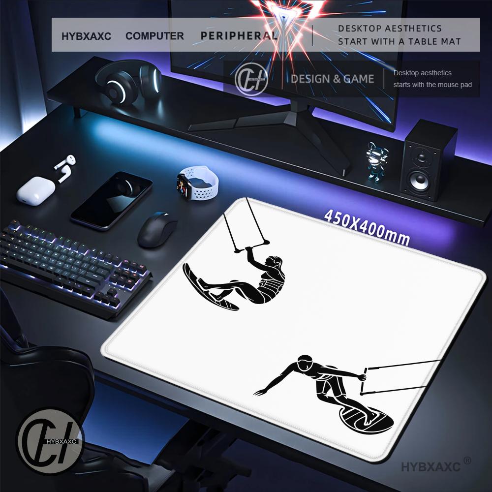 HYBXAXC Kitesurf Line Art Mous – обзор и цена Work Desk Home Setup