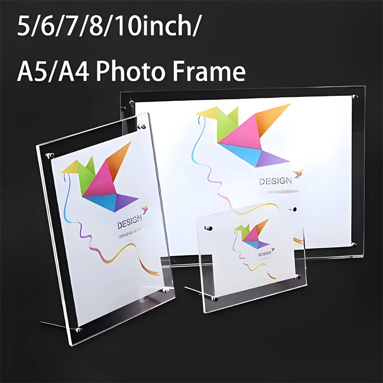 1pcs,Transparent Photo Frame A – обзор и цена Desk Setup Poster