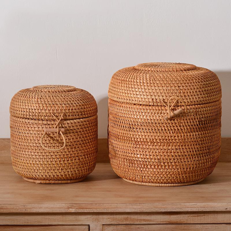 Handwoven Rattan Tea Storage B – обзор и цена Drawer Organizer Bamboo