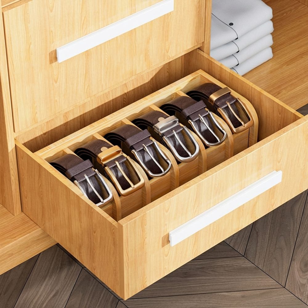 Bamboo Belt Organizer Space Sa – обзор и цена Drawer Organizer Bamboo