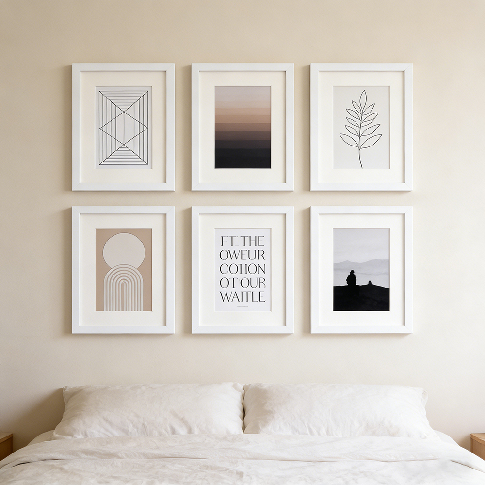 2 Pack White Picture Frame Set – обзор и цена Desk Setup Poster