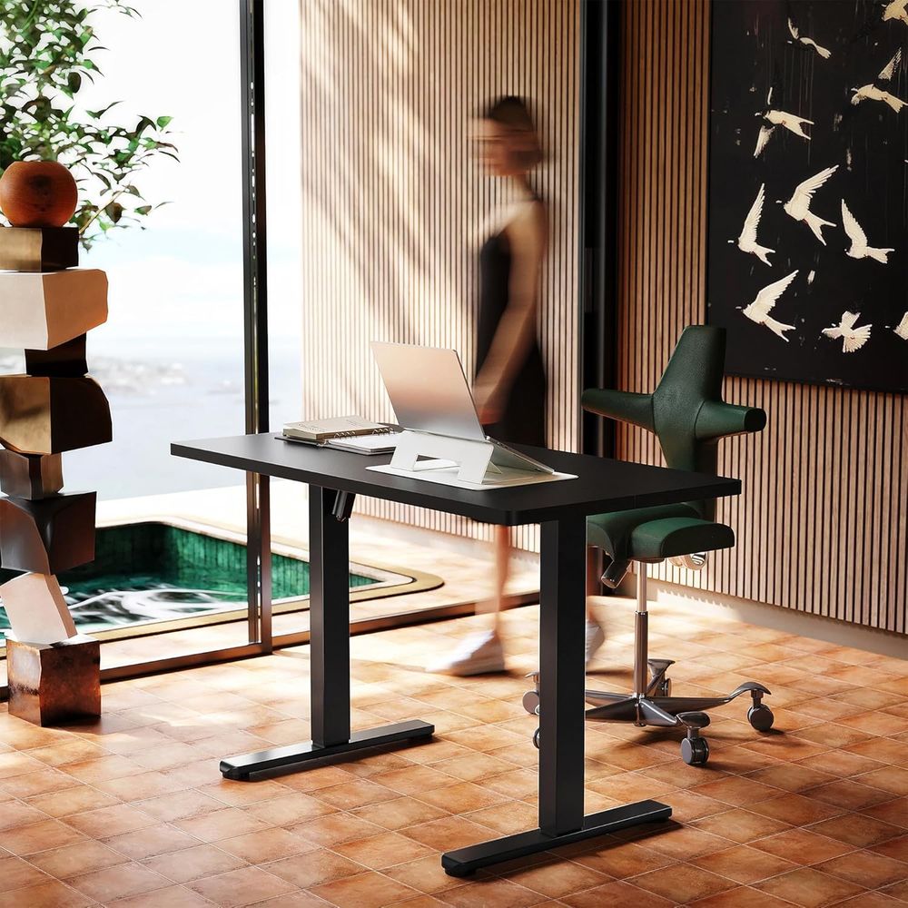 55 x 28 inch Electric Standing – обзор и цена Work Desk Home Setup