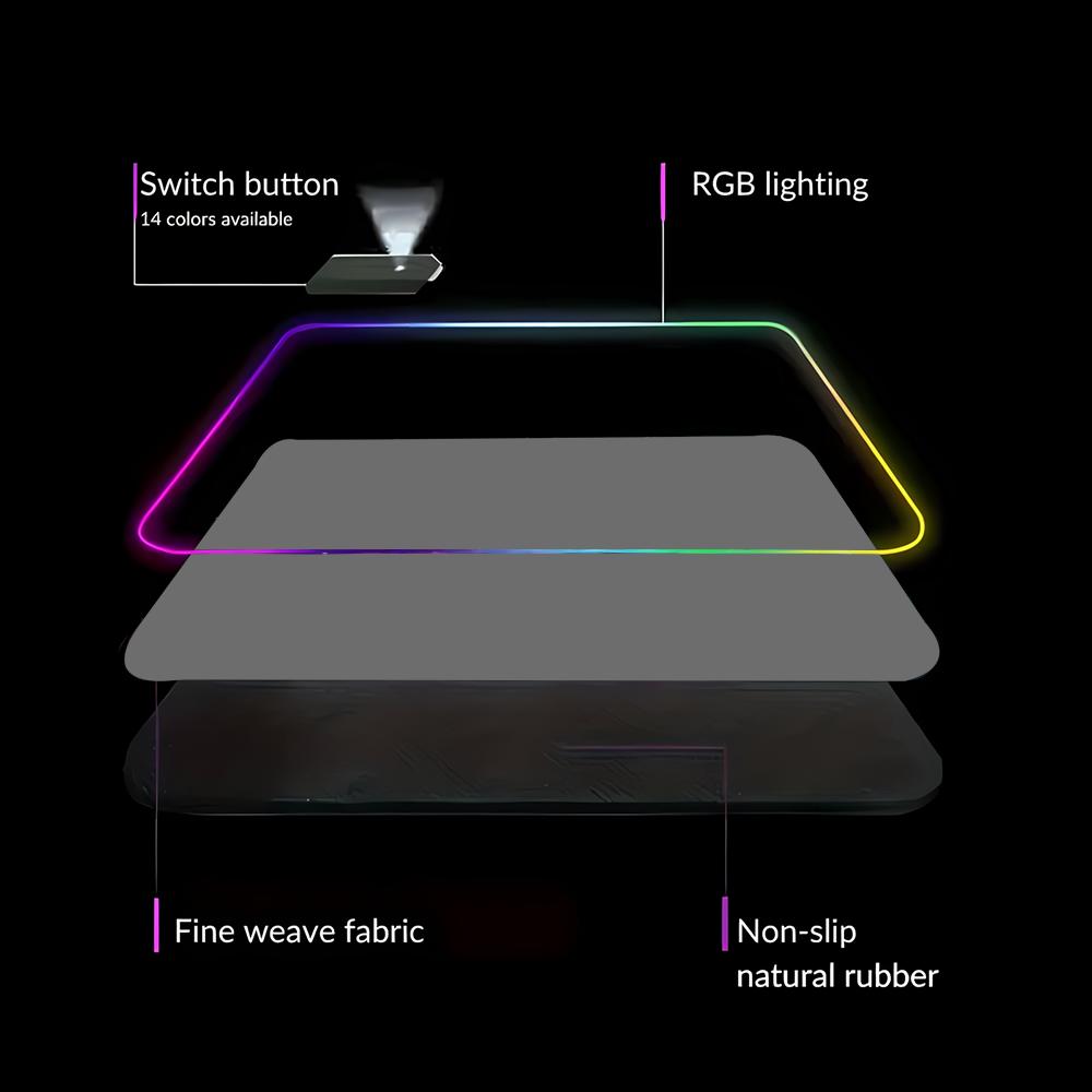 RGB HD Solid Color Gaming Mous – обзор и цена Desk Setup With Keyboard Tray