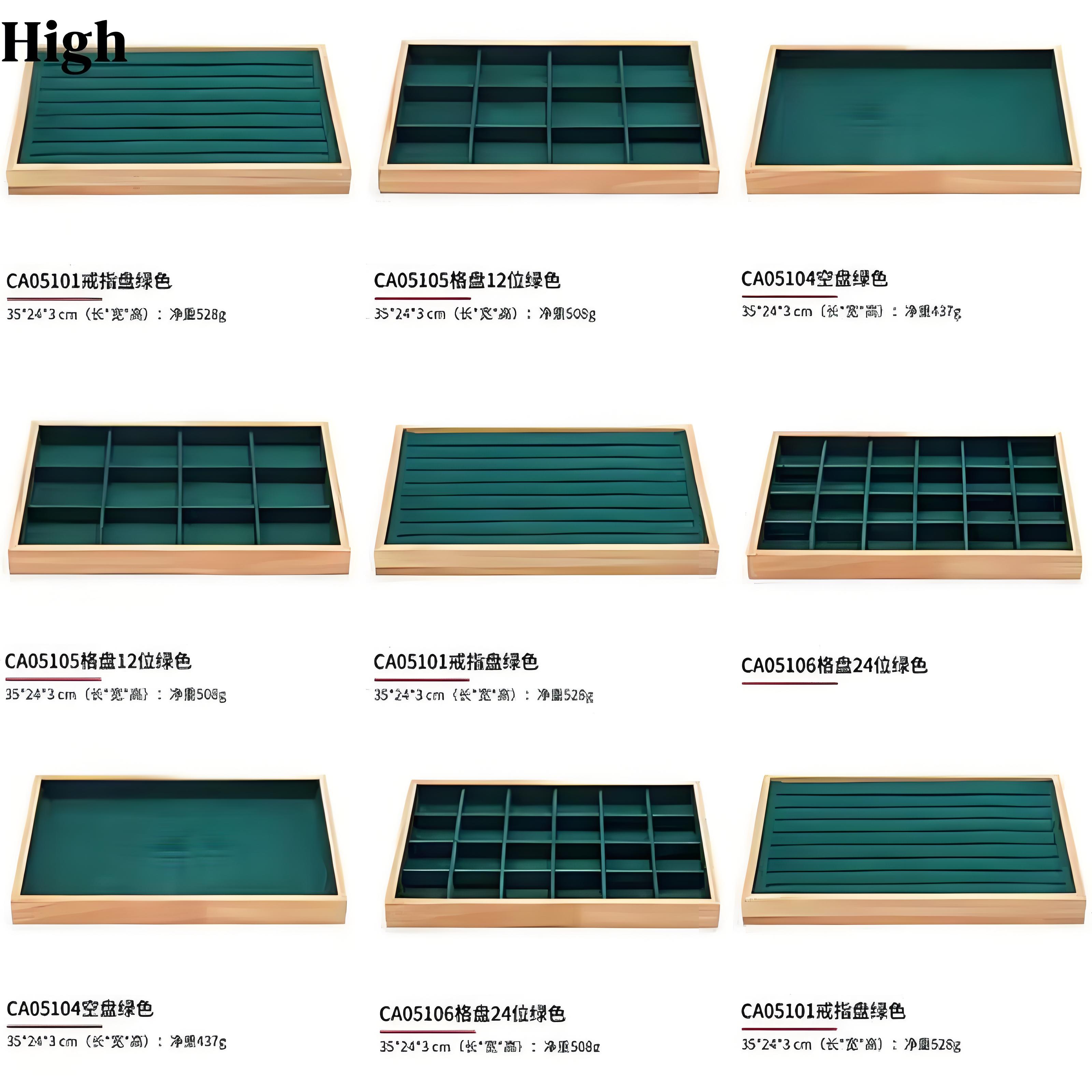 Dark Green Velvet Bamboo Jewel – обзор и цена Drawer Organizer Bamboo