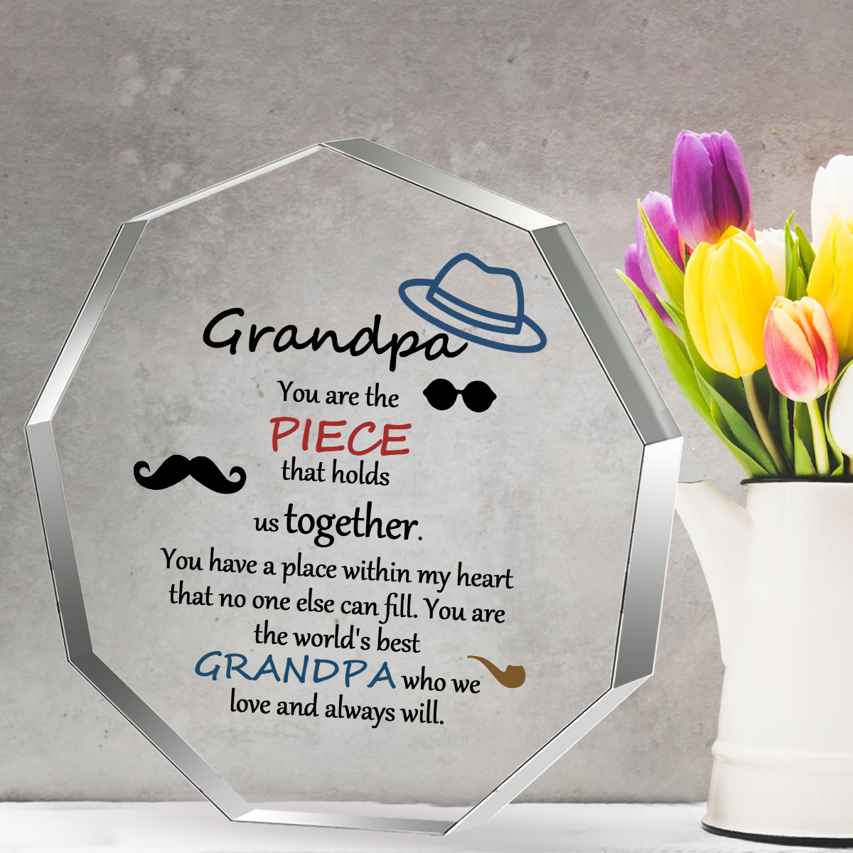 Grandpa Gift from Grandchildre – обзор и цена Desk Setup Retro