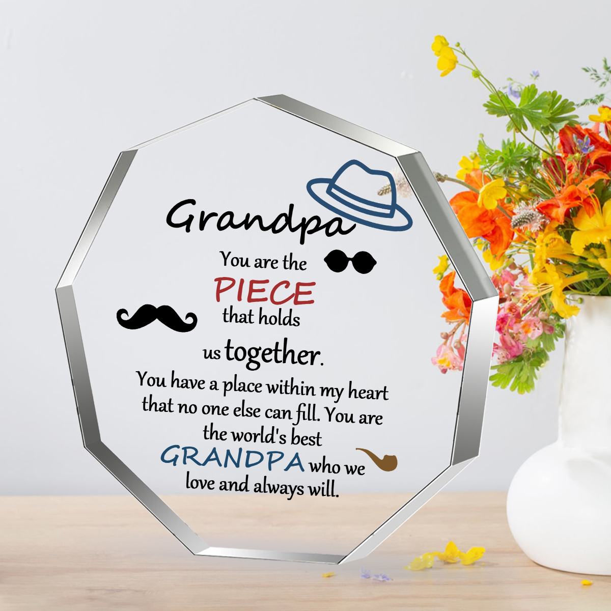 Grandpa Gift from Grandchildre – обзор и цена Desk Setup Retro