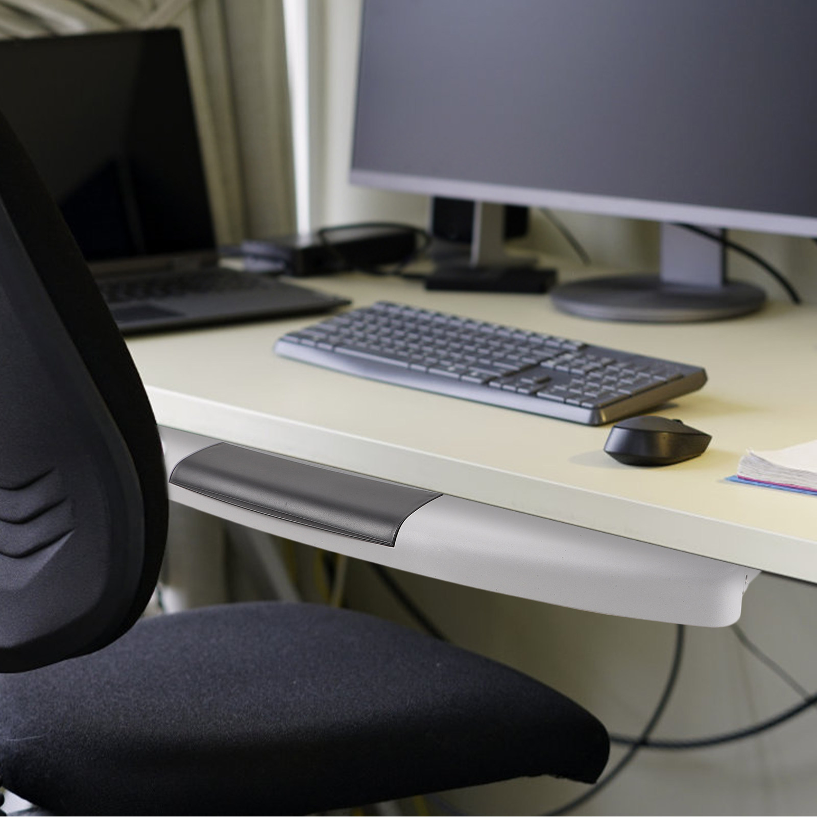 1Set Keyboard Tray Under Desk  – обзор и цена Desk Setup With Keyboard Tray