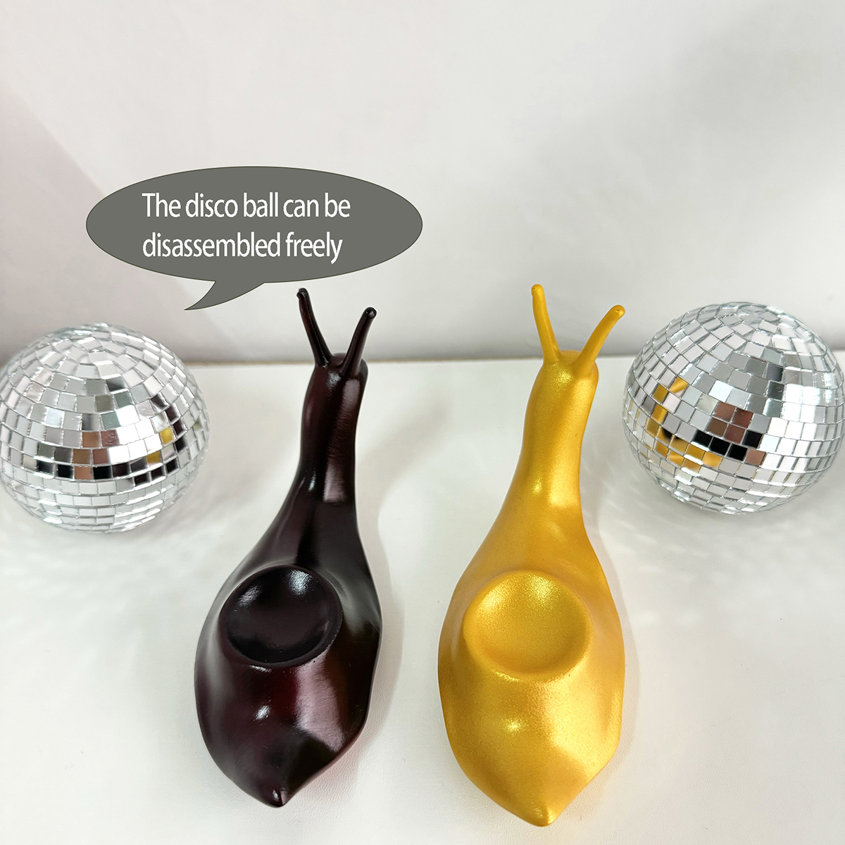 Disco Snail Miniature Snail Mo – обзор и цена Desk Setup Retro