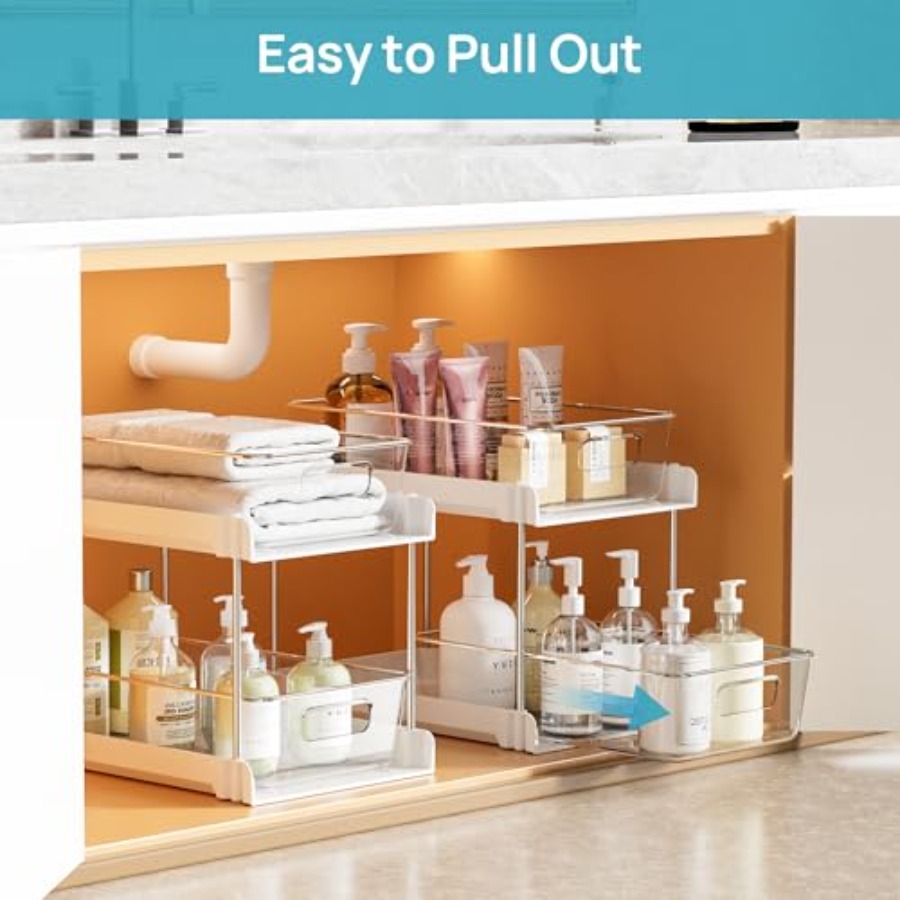 4 Pack Bathroom Organizer 2 Ti – обзор и цена Drawer Organizer Bamboo