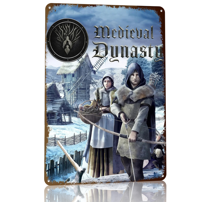 Medieval Dynasty Game Art Meta – обзор и цена Desk Setup Poster