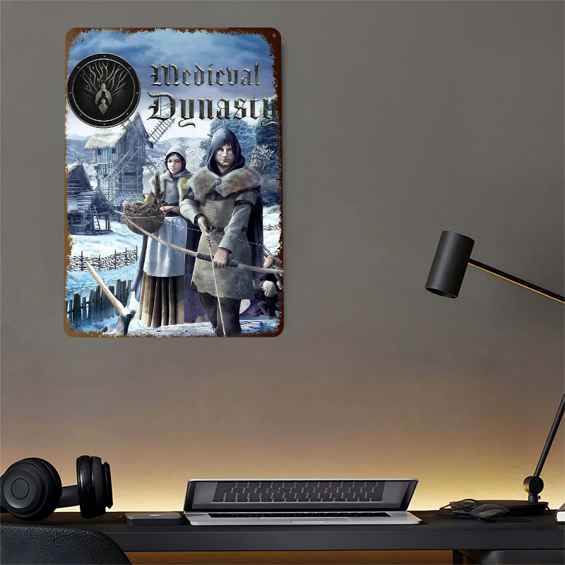Medieval Dynasty Game Art Meta – обзор и цена Desk Setup Poster