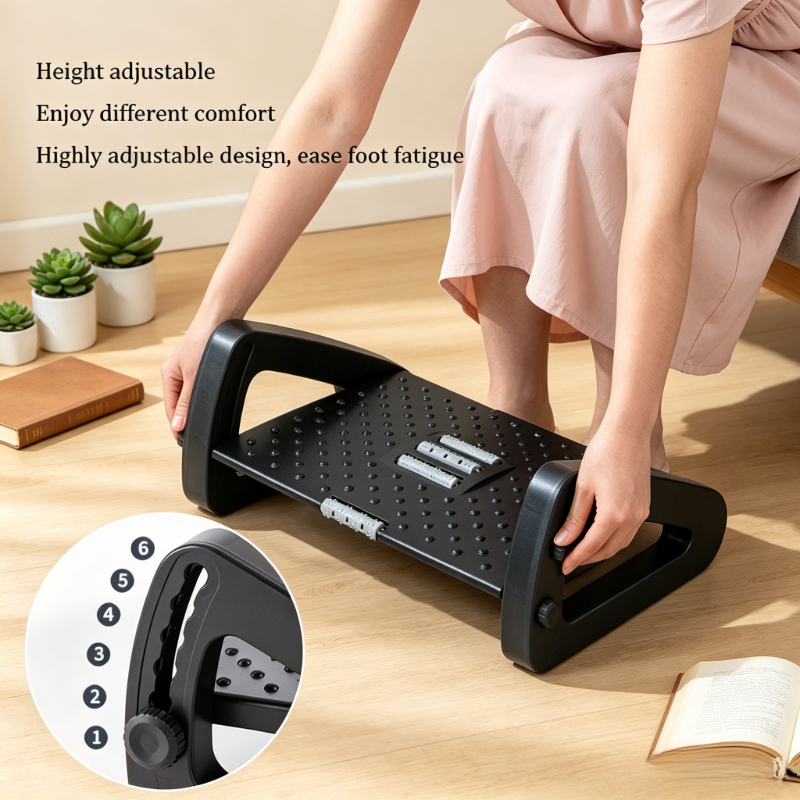 Adjustable Black Triangle Foot – обзор и цена Desk Setup Ergonomic
