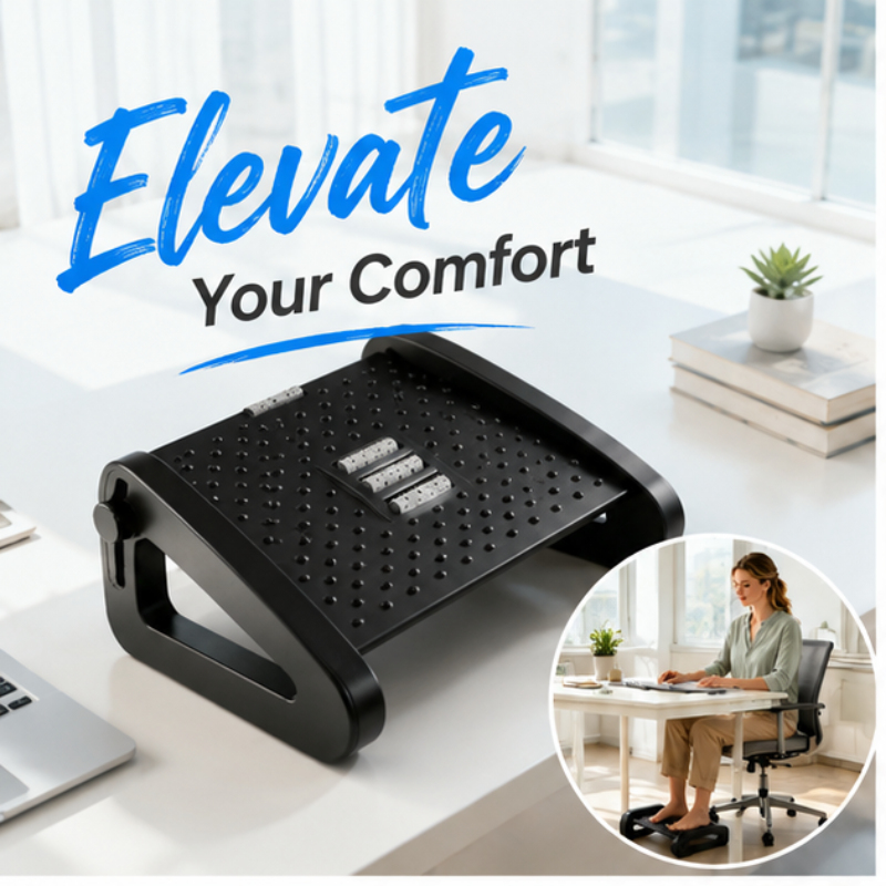 Adjustable Black Triangle Foot – обзор и цена Desk Setup Ergonomic