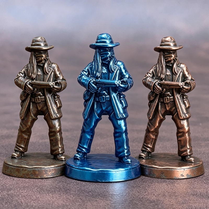 Wild West Cowboy White Copper  – обзор и цена Desk Setup Retro