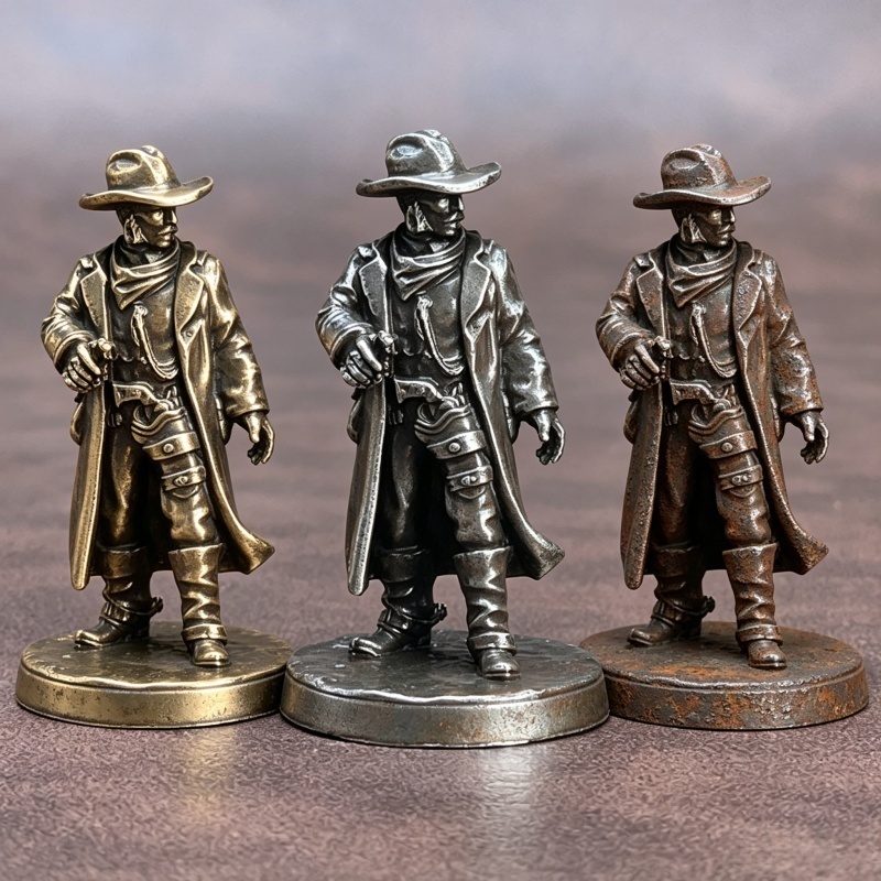 Wild West Cowboy White Copper  – обзор и цена Desk Setup Retro