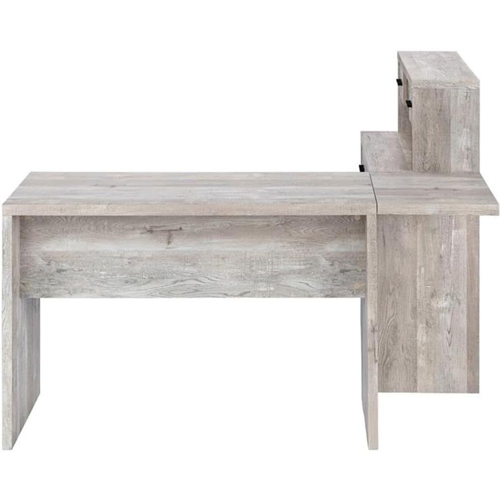Contemporary Beige L-Shaped La – обзор и цена Desk Setup Beige