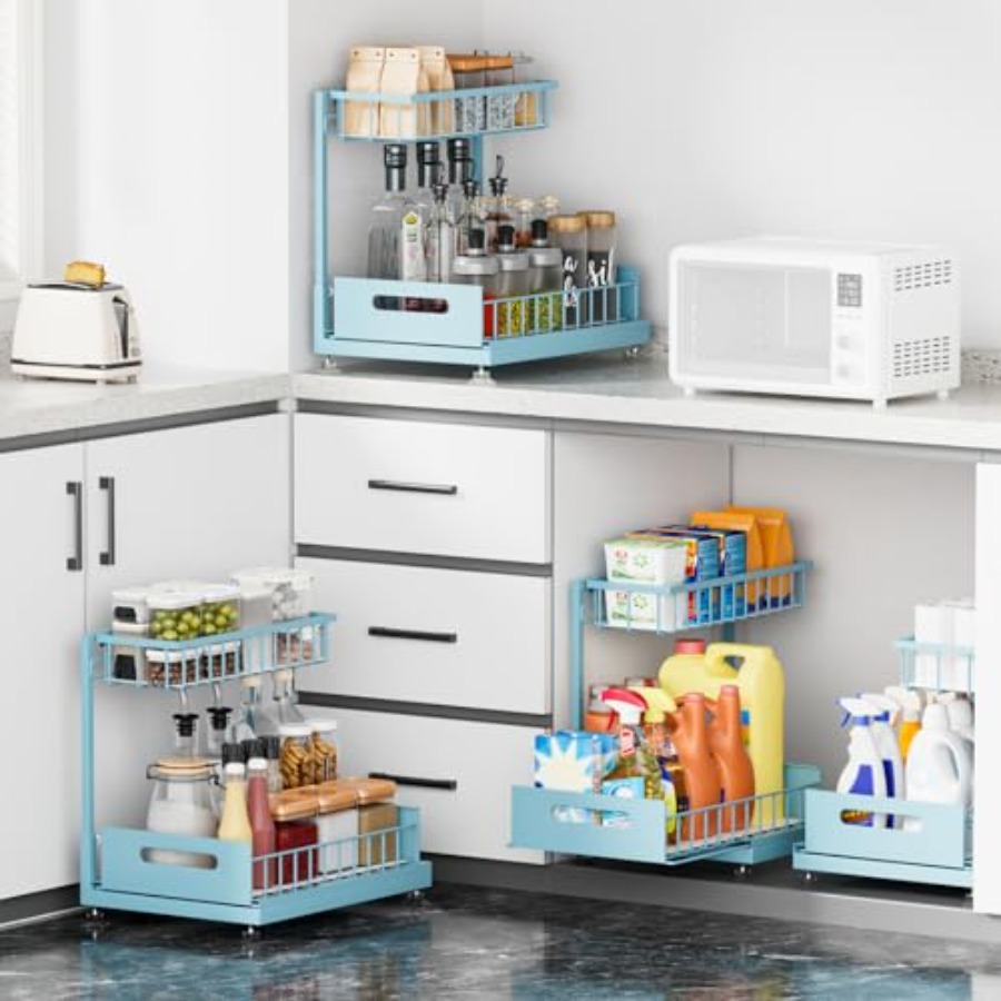 Under Sink Organizer Storage 2 – обзор и цена Drawer Organizer Bamboo
