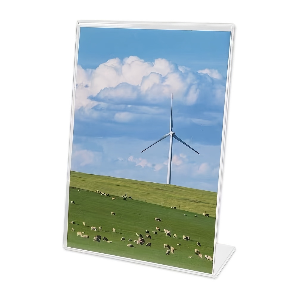 4-Pack Acrylic Sign Holder | T – обзор и цена Desk Setup Poster