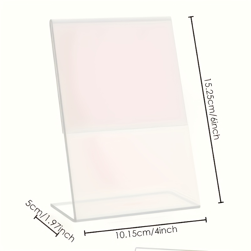 4-Pack Acrylic Sign Holder | T – обзор и цена Desk Setup Poster