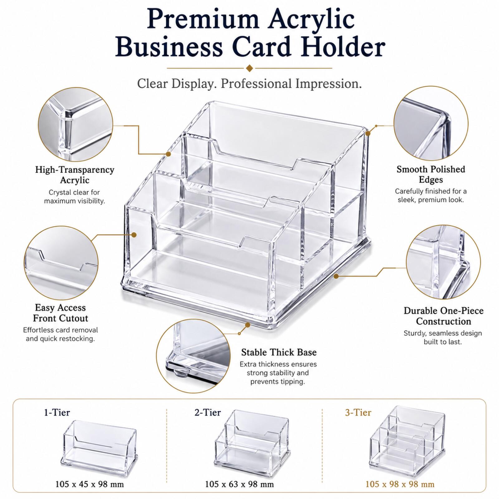 1-3Pcs Modern Clear Acrylic Bu – обзор и цена Desk Setup Modern