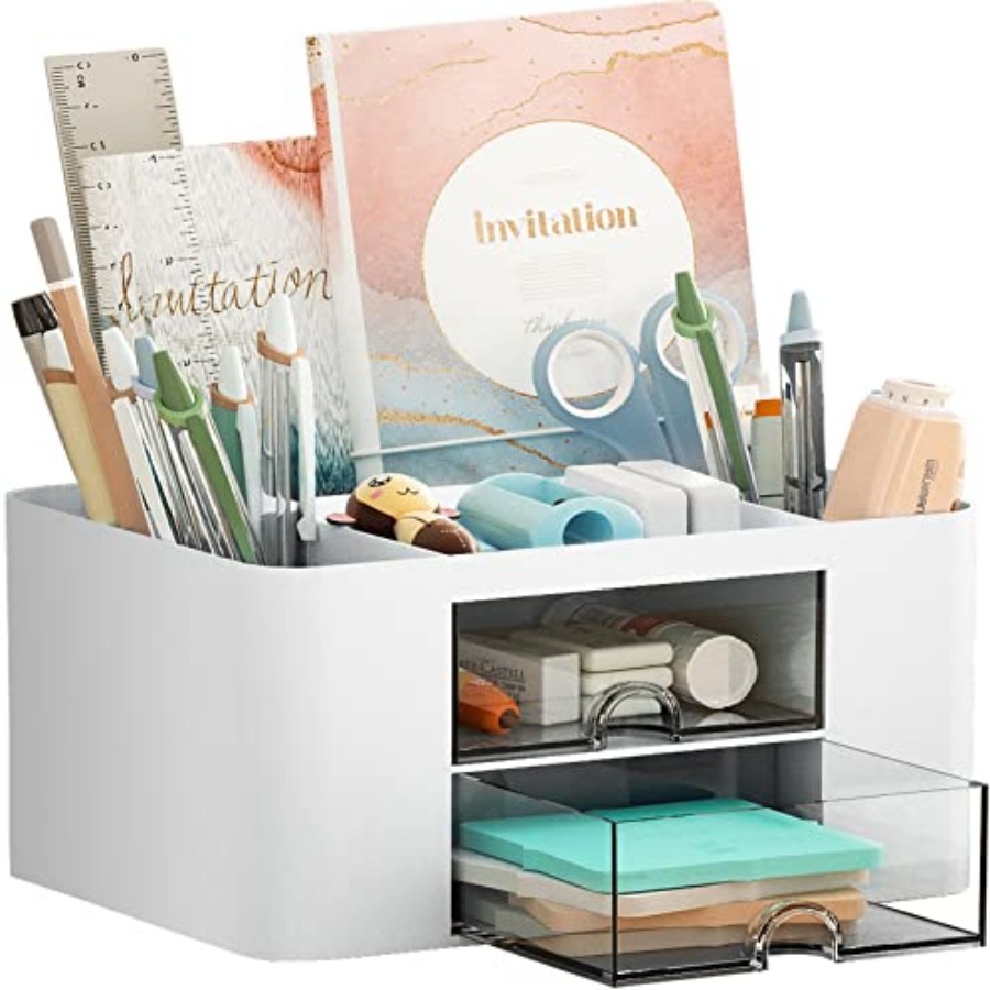 Pen Organizer with 2 Drawer, M – обзор и цена Drawer Organizer Bamboo