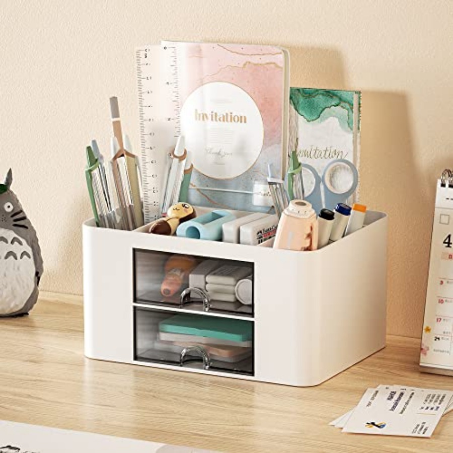Pen Organizer with 2 Drawer, M – обзор и цена Drawer Organizer Bamboo