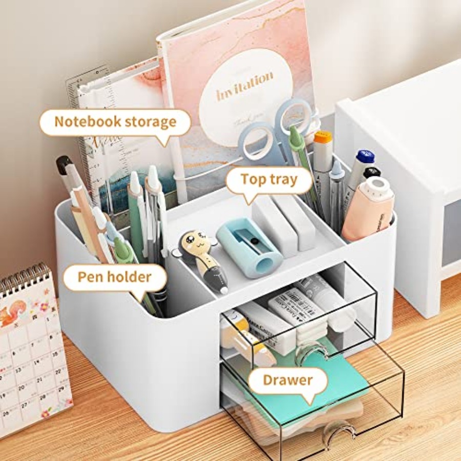 Pen Organizer with 2 Drawer, M – обзор и цена Drawer Organizer Bamboo