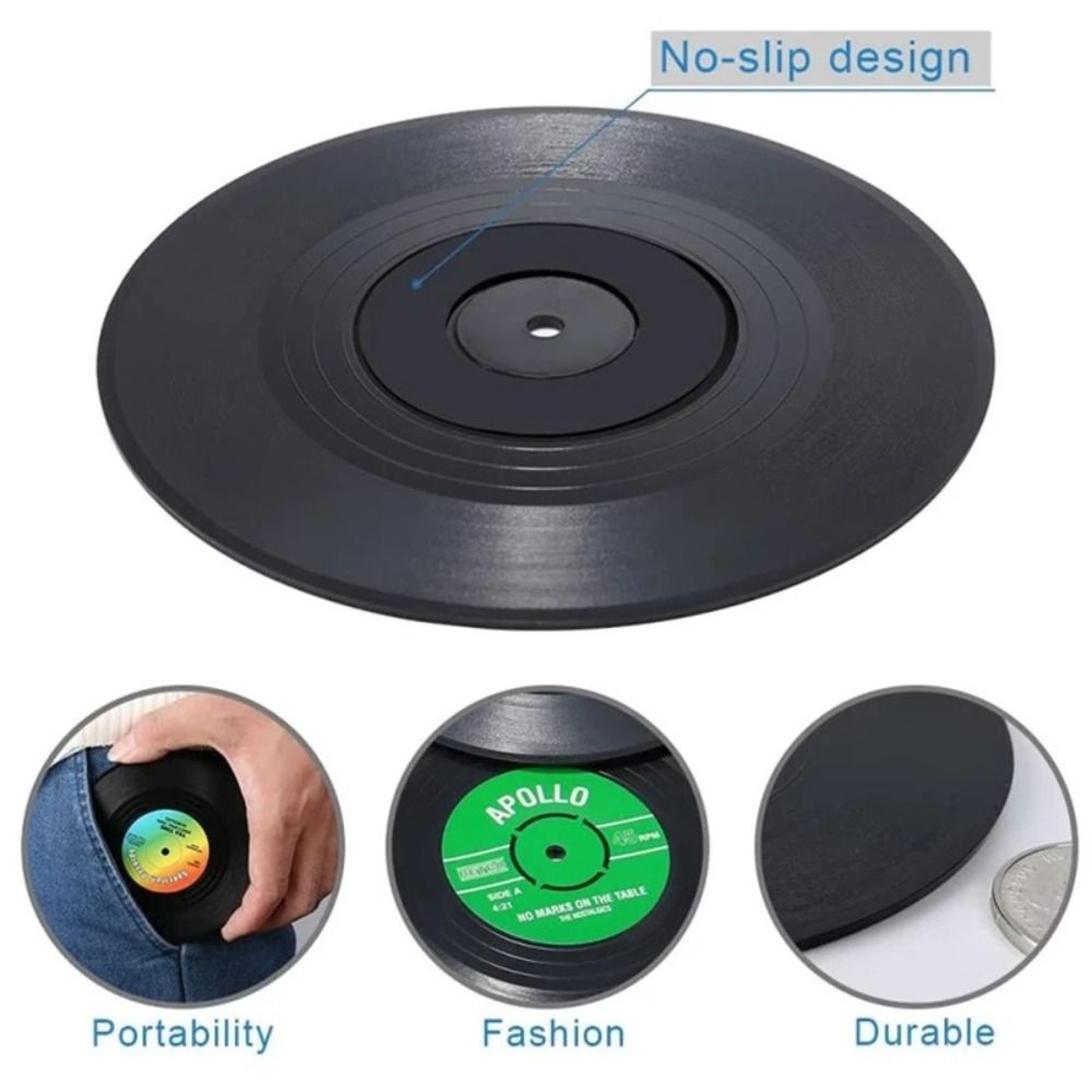 2/4/6PCS Retro Vinyl Record Cu – обзор и цена Desk Setup Retro